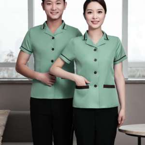 Logotipo personalizado Limpieza Venta al por mayor Unisex Hotel Limpiador Personal Camarero Limpieza Casa Limpieza Señora Uniforme - Product Image 5