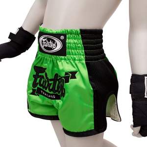 Superventas última llegada Fairtex Muay Thai Shorts bordado sublimación pantalones cortos MArtial Arts Shorts - Product Image 4