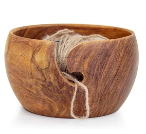 Bol à laine en bois d'acacia, design tendance, écologique, haute qualité, fait main, artisanal, best-seller, meilleur prix, outil multifonctionnel - Product Image 6