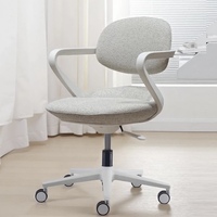 Chaise de bureau exécutive moderne en tissu ergonomique pour la maison, idéale pour les longues sessions de travail, chaise d'ordinateur multifonctionnelle et élégante