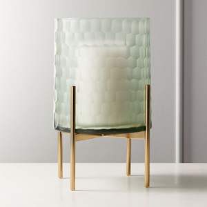 Support carré en fil de fer en métal avec bougeoir en verre dessus de table décoratif décor à la maison bougeoir de qualité supérieure - Product Image 5