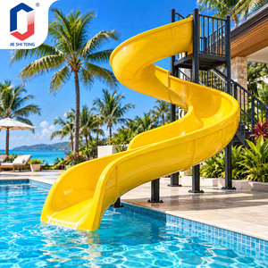 FRP Swimming Pool <b>Slide</b> Durable Fiberglass <b>Water</b> <b>Slide</b> For Backyard Garden Park Amusement Playground Pool <b>Slide</b> - Product Image 1