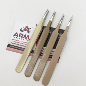 Pinzas Profesionales para Pestañas, Punta Recta y Gruesa, Fáciles de Usar para Separar Pestañas, Pinzas de Acero Inoxidable - Product Image 2