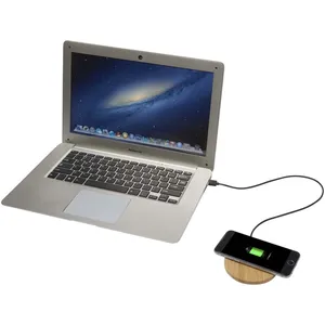Stazione di Ricarica Wireless in Bambù Ecologica, Gadget USB Promozionale - Product Image 5