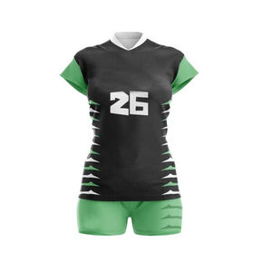 Uniforme de Voleibol para Mujer, Traje Deportivo Femenino Personalizado por Sublimación, Ropa de Voleibol Transpirable con Logotipo, Servicio OEM - Product Image 2