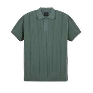 Chemises polo pour hommes Haut en coton décontracté de qualité supérieure à manches courtes avec col classique Tissu lisse et look haut de gamme - Product Image 6