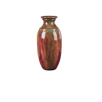 Vase à fleurs de salon de taille M en émail blanc, design Art Déco, pour la décoration de la maison et des hôtels, finition brillante et polie