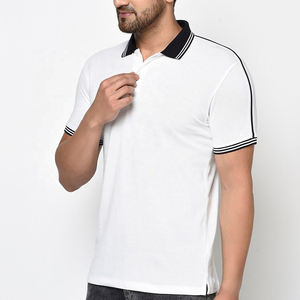 Alta calidad 100% algodón hombres para Polos nuevo diseño personalizado Slim Fit ropa deportiva estilo Golf con patrón sólido tela de lona - Product Image 1