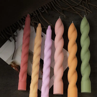 Moule en spirale de bande de bougie d'aromathérapie pour le bricolage avec le moule de silicone