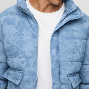 Chaqueta cortavientos corta de invierno 2025 para hombre, chaqueta acolchada transpirable para hombre, chaqueta cómoda con capucha para exteriores para hombre - Product Image 5