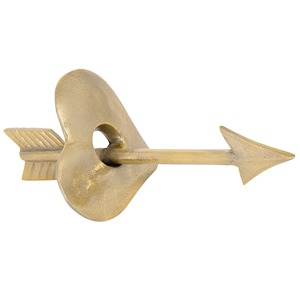 ลูกศรแห่งความรักสีทองและที่วางกลางโต๊ะดีไซน์หัวใจอุปกรณ์ตกแต่งทันสมัยเน้นการแสดงของขวัญวันครบรอบแต่งงานที่บ้าน - Product Image 6