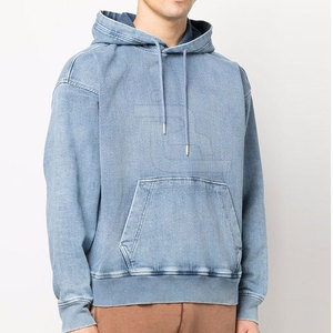 Sudaderas con capucha de lavado ácido para hombre con diseño personalizado al por mayor, poliéster/algodón de la mejor calidad, patrón sólido, temporada de invierno, secado rápido - Product Image 3