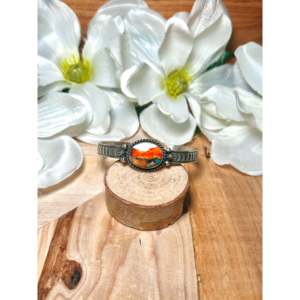 Rick Enriquez Mohave Turquoise & Sterling <b>Silver</b> Fashion <b>Cuff</b> <b>Bracelet</b> - Product Image 1