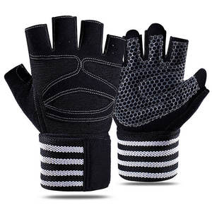 Gants d'entraînement de fitness anti-dérapants pour femmes gants d'exercice d'haltérophilie avec support de poignet poignées en cuir pour le sport - Product Image 6