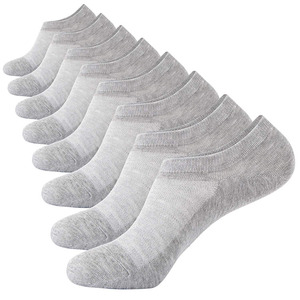 Chaussettes de sport basses invisibles en bambou doux, style athlétique décontracté, logo personnalisé - Product Image 2