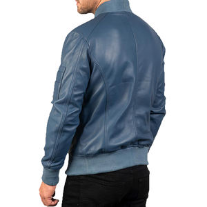 Dernier style de veste en cuir pour homme, en toile, à capuche, coupe ajustée, respirante, séchage rapide, vente en gros, best-seller, fabriquée au Pakistan - Product Image 3