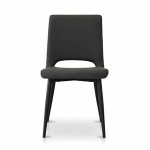 Chaise de salle à manger élégante PASCAL, rembourrée, au design minimaliste et pieds en métal, adaptée à un usage résidentiel et commercial - Product Image 1