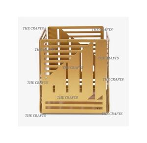 Portavelas de color dorado de alambre de hierro, portavelas de tres tamaños y formas diferentes para accesorios de decoración de boda - Product Image 5