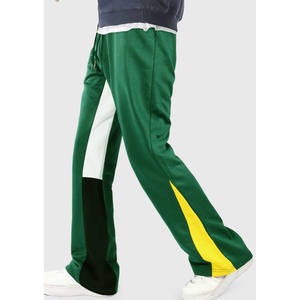 2025 LOGO personnalisé vente en gros pantalons évasés pour hommes pantalons de survêtement à jambe droite pantalon évasé unisexe de haute qualité vierge - Product Image 3