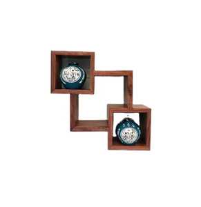 Estante de Pared de Madera de Alta Calidad, Venta Directa de Fábrica, Estantería Colgante, Separador de Ambientes, Tablero Metálico para Colgar en la Pared, por z f craft impex - Product Image 5