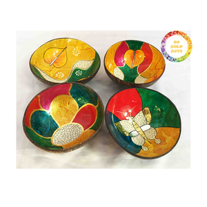 Tazón de cáscara de coco auténtico producto de coco hecho a mano ecológico de Vietnam adecuado para servir ensaladas y decoración - Product Image 5