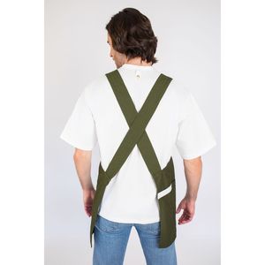 Delantal Infantil Personalizado Odaiba Verde, Impermeable, de Lona de Algodón, para Limpieza, Jardinería, Uso Doméstico, Cocina y Servicio de Alimentos - Product Image 2