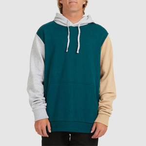 Venta al por mayor de alta calidad de algodón de lana sudaderas con capucha para hombre de color personalizado bloque sudaderas Pakistán ropa de fábrica de suministro - Product Image 4