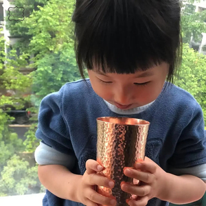 Vaso de cobre puro hecho a mano de gran tamaño, vaso de cobre martillado, vaso de agua de cobre, taza de agua, taza de mula de Moscú - Product Image 4