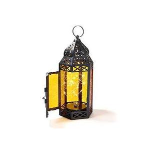 Linterna hecha a mano de hierro 100% con logotipo personalizado al por mayor con impresión en relieve para decoración navideña del hogar y el hotel - Product Image 3