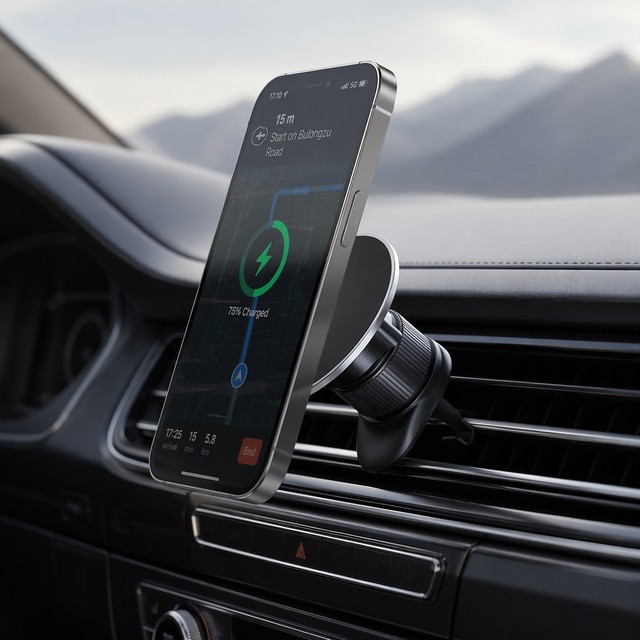 Universal Magnetic Car Phone Holder Strong Magnet Air Vent Clip Mount for GPS Navigation Hands Free Driving