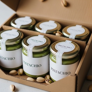 Pâte à tartiner de pistache premium, beurre de noix, crème onctueuse légèrement sucrée, idéale pour les toasts, les crêpes, les desserts, la pâtisserie, 200g, 250g, 500g - Product Image 6