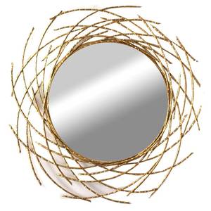 Classique Vintage noir métal style moderne mur décoratif métal miroir Art mural pour décor de chambre - Product Image 6