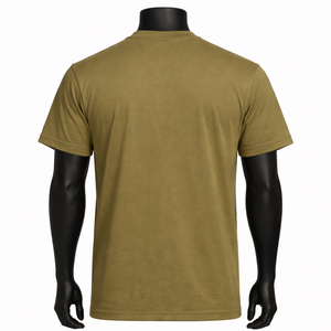 Camisetas lisas al por mayor para personalizar con serigrafía digital, logotipo de marca, 100% algodón, camisetas personalizadas para hombre - Product Image 2