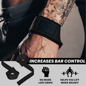 New Selling Bodybuilding Wrist Supports Assist Grip Strength Weight <b>Lifting</b> <b>Straps</b> - Product Image 4