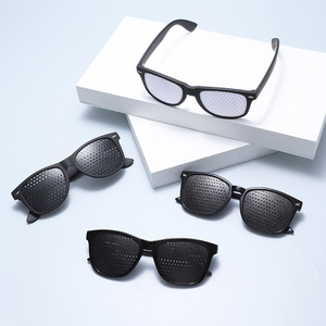 Rts xu hướng <span class=keywords><strong>2025</strong></span> cổ điển Pinhole Kính mát thị lực cải thiện Kính mát cổ điển cho nam giới phụ nữ Bảo vệ UV - Product Image 3