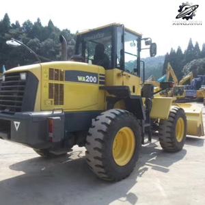Cargadora de Ruedas Usada Komatsu200 de 12 Toneladas, Cucharón de 2.4m³, Marca Original Japonesa, Maquinaria de Construcción de Segunda Mano, Pocas Horas, Certificación CE - Product Image 3