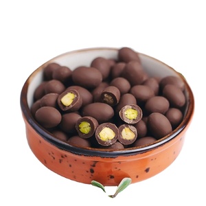 Dragées de pistaches enrobées de chocolat de haute qualité, collation sucrée gourmande de qualité supérieure, emballage en vrac - Product Image 3