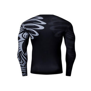 Chemise d'entraînement de style fantaisie, équipement BJJ de vente chaude, équipement MMA et chemise de compression sportive de meilleure qualité pour les formateurs - Product Image 2