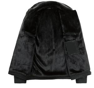 High Quality Custom Black Leather <b>Jackets</b> with Stand Fur Collar Winter Wear Leather <b>Jackets</b> - Product Image 5