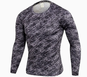 เสื้อยืดกีฬาผู้ชายผ้าฝ้าย 100% แห้งเร็ว สำหรับวิ่งออกกำลังกาย รับผลิตตามแบบ พิมพ์ลายตามสั่ง ขายส่ง - Product Image 6