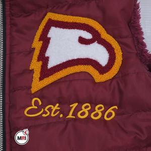 Gilet d'hiver multicolore rembourré sans manches logos de broderie couleurs unies pour hommes gilet pour hommes poche 5 dimensions - Product Image 2