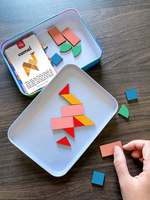 Mayorista Exportador Imanes Alfabeto árabe Juguetes Unisex Little Musafir Puzzle Set Complementos Tangram Set Ramadán Regalo Juguetes islámicos