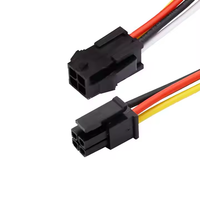 Rangkaian Kabel Pigtail Konektor MX3.0 Custom Micro-Fit 3.0 dengan Kabel Molex 4 8 10 12 16 22 24 Sirkuit dan Konektor 2*2 2*5 2*10 2*14 Pin