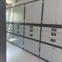 Étagères de rangement modulaires en métal de haute qualité OEM, 18 tiroirs, dimensions personnalisables, armoires à outils, revêtement en poudre