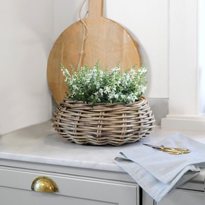 Cesta de Almacenamiento Cuadrada de Ratán Natural - Ecológica y Multiusos - Product Image 2