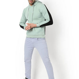 Sudadera con Capucha de Algodón y Poliéster Ligero Bordada de Alta Calidad para Invierno, Personalizada con Logotipo OEM para Hombre, Ropa Casual de Calle - Product Image 3