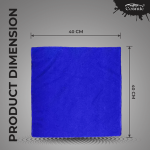 Toalla de Limpieza de Microfibra de Calidad de Exportación Autocosmic, 40x40cm, 350GSM, Uso Industrial, Doméstico y Automotriz, Suministro Mundial - Product Image 3