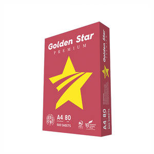 Cantidad a granel Papel de impresión en blanco Escuela Oficina Uso Papel A4 Papel Gold Star 80 GSM De Tailandia Venta caliente - Product Image 2