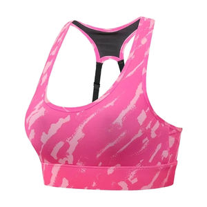 Soutien-gorge de sport respirant de haute qualité pour femmes Réversible Seamless Yoga Crop with Simple Halter Neck Backless Running Clothing - Product Image 1