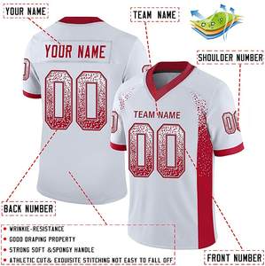 Camiseta de Fútbol Unisex Personalizada con Impresión Digital, Nombre/Número Cosido, 100% Poliéster Transpirable, Nombre de Equipo de Marca Personalizada - Product Image 3
